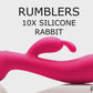 10X Rabbit Silicone Vibrator