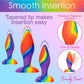 3 Piece Rainbow Silicone Butt Plug Set - Solé Resale Boutique thrift