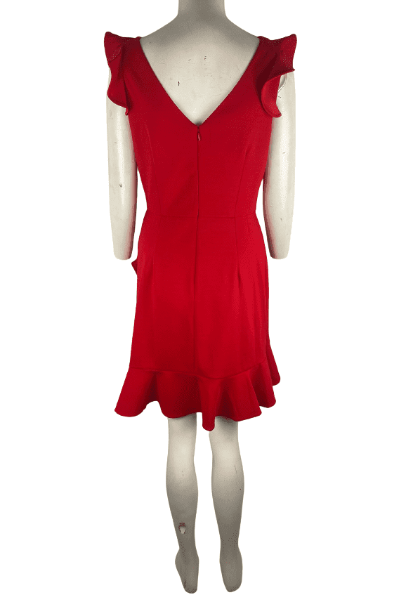 Donna Morgan women's red sleeveless midi dress size 6 - Solé Resale Boutique thrift