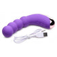 50X Silicone Beaded Vibrator - Purple