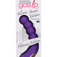 50X Silicone Beaded Vibrator - Purple