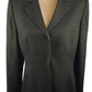 Tahari by Arthur S. Levine women's green and black blazer size 12 - Solé Resale Boutique thrift