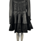Unbranded women's black PU and lace dress size L - Solé Resale Boutique thrift