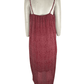 H&M women's wine sleeveless long dress size 14 - Solé Resale Boutique thrift