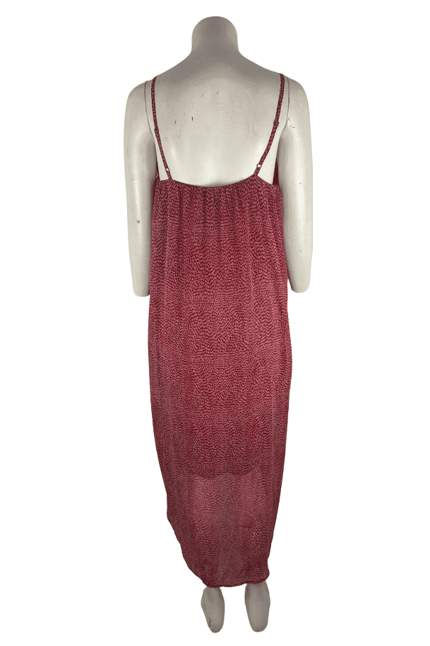 H&M women's wine sleeveless long dress size 14 - Solé Resale Boutique thrift