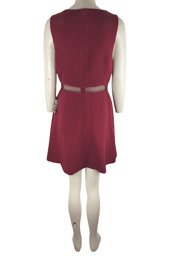 Express women's wine short dress size 8 - Solé Resale Boutique thrift