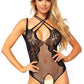 Wrap Around Crotchless Teddy - Solé Resale Boutique thrift