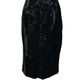 Genny gen black velvet skirt sz L