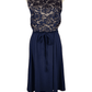 Roz & Ali blue and tan dress sz 10 - Solé Resale Boutique thrift