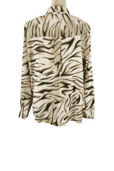online thrift alfred dunner beige blouse 14 