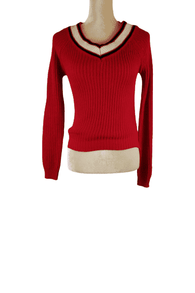 Love by Chelsey red sweater sz M