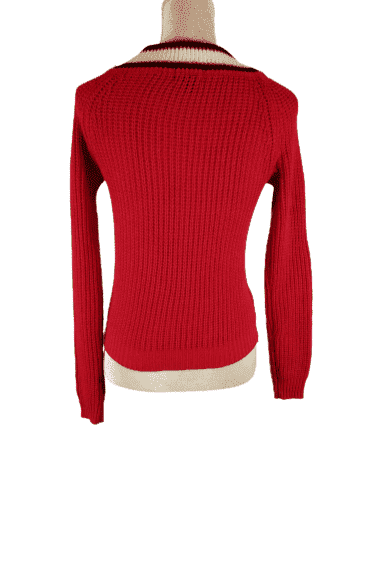 Love by Chelsey red sweater sz M