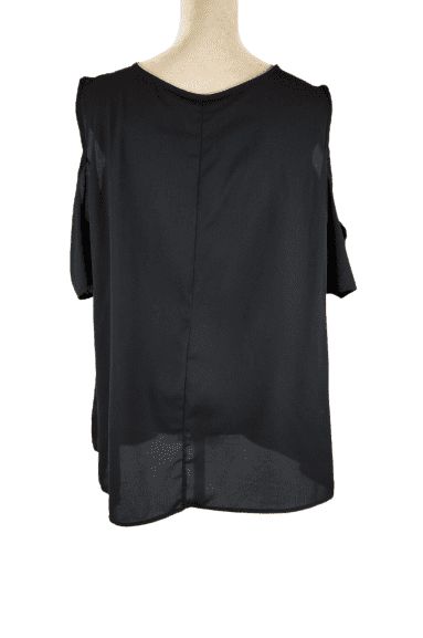 Nwt MPH Collection black blouse sz 1X