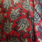 Emille men's red paisley necktie 