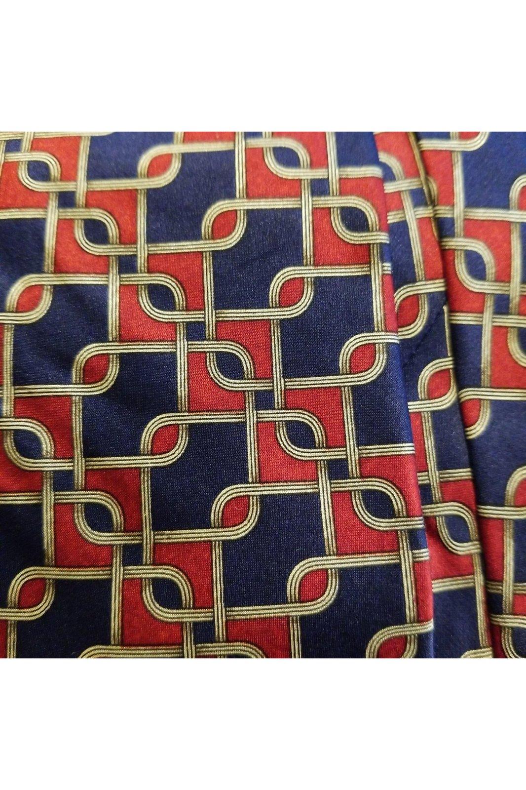 The Custom Shop Shirtmakers men's blue and red necktie 
