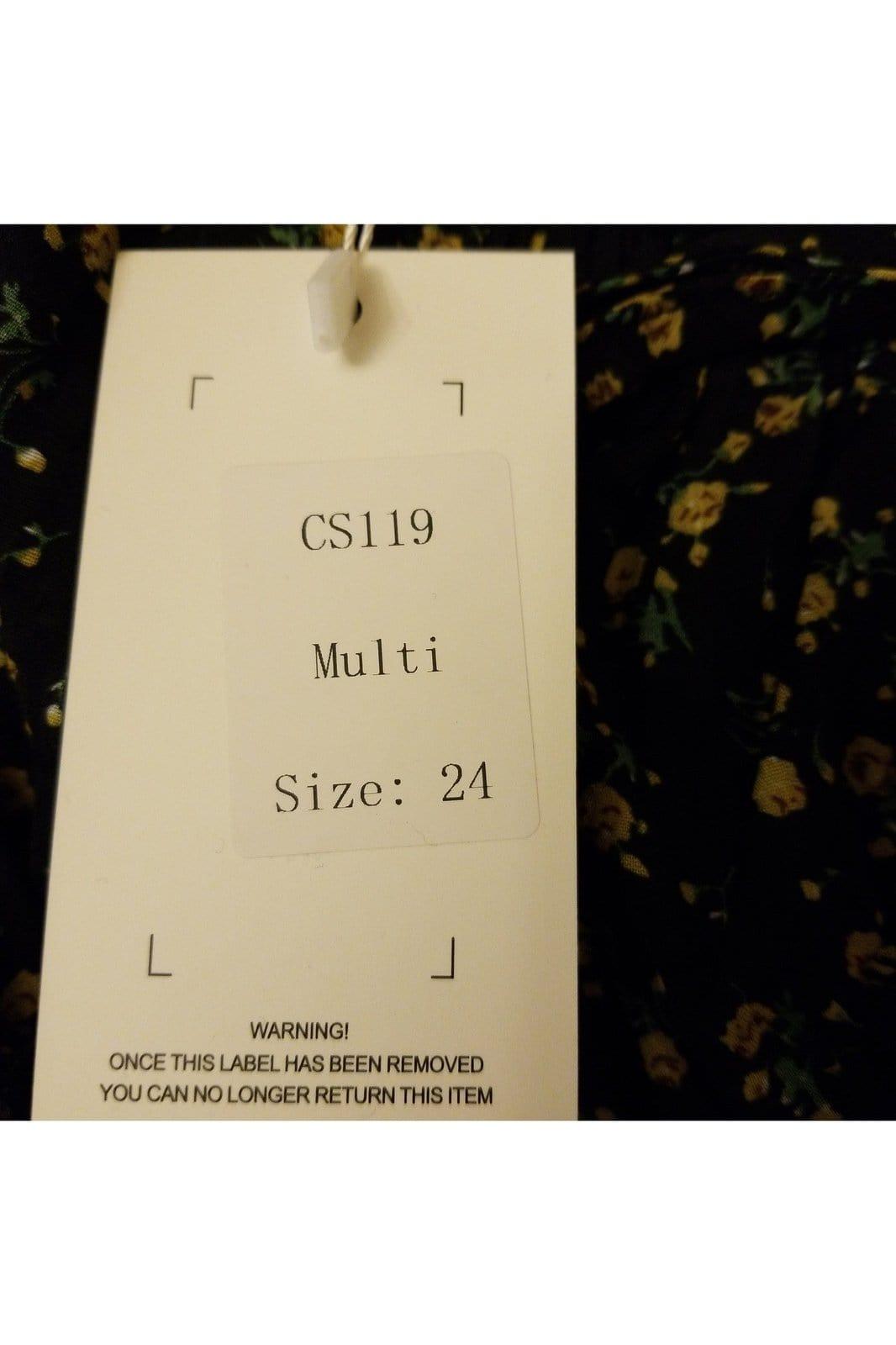 Saint Genies women's multi blouse size 20
