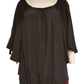 Nwt black, Ann Taylor Loft, loose fit, pullover, blouse size L