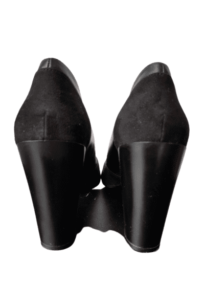 Charles David black leather heels size 7.5M