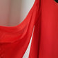 Nwt Tacera red dress with attached necklace sz S