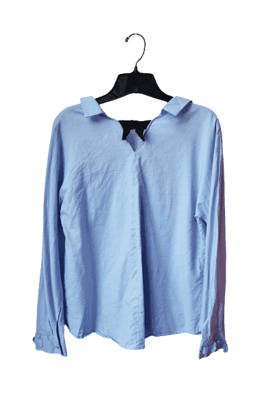 Zara girls long sleeve, blue blouse sz 13/14