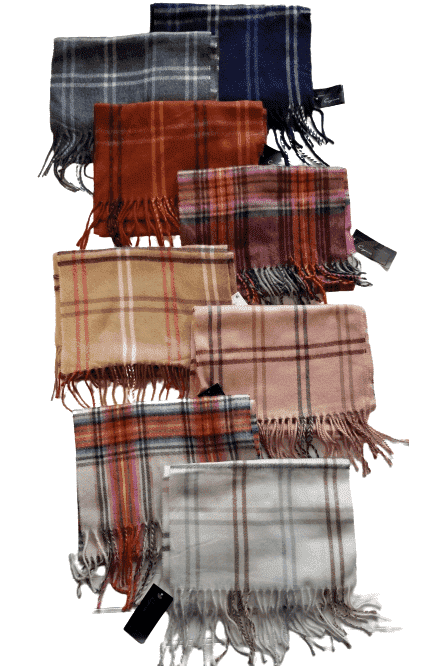 Cejon selection of colored scarfs