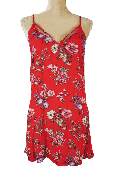 Forever 21 women's red shirt dress size S - Solé Resale Boutique thrift