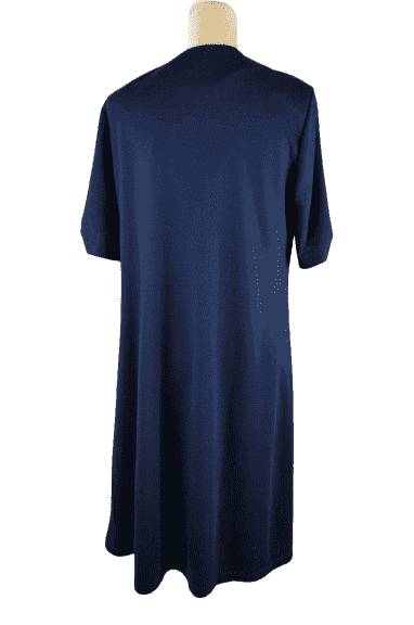 nwt susan graver style blue dress sz M