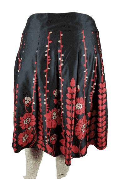 Mossimo women's black multi color skirt size 16 - Solé Resale Boutique