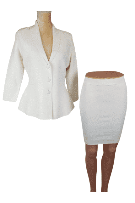 Nwt Eva Mendes white skirt set, see details