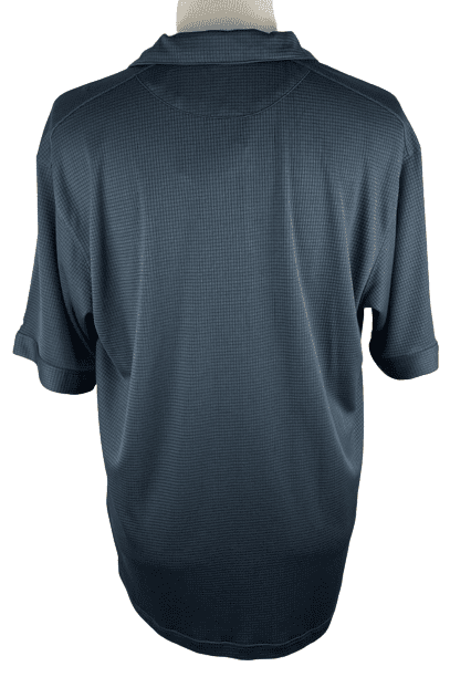 Adidas men's grey button polo shirt size L - Solé Resale Boutique thrift