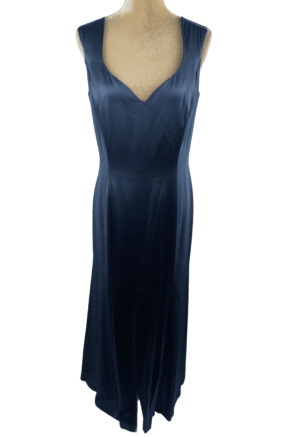 B Michael women's blue long dress size 10 - Solé Resale Boutique thrift