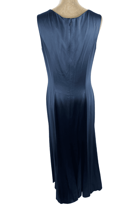 B Michael women's blue long dress size 10 - Solé Resale Boutique thrift