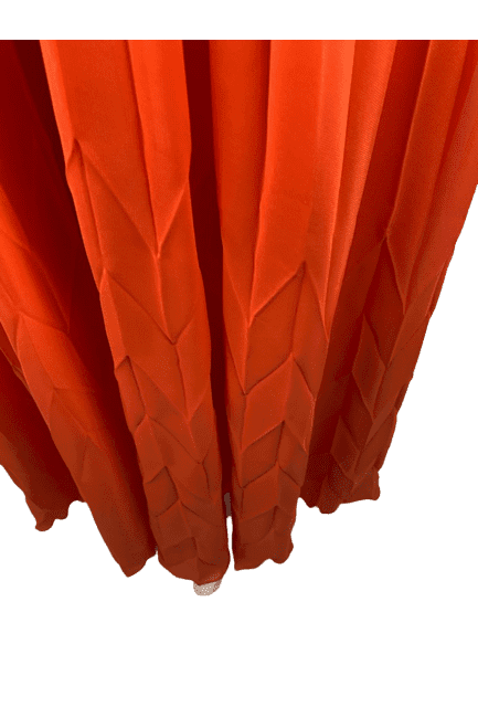 Bisou Bisou women's orange maxi dress size 8 - Solé Resale Boutique thrift