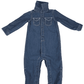 used Carter's blue jean one piece size 12M