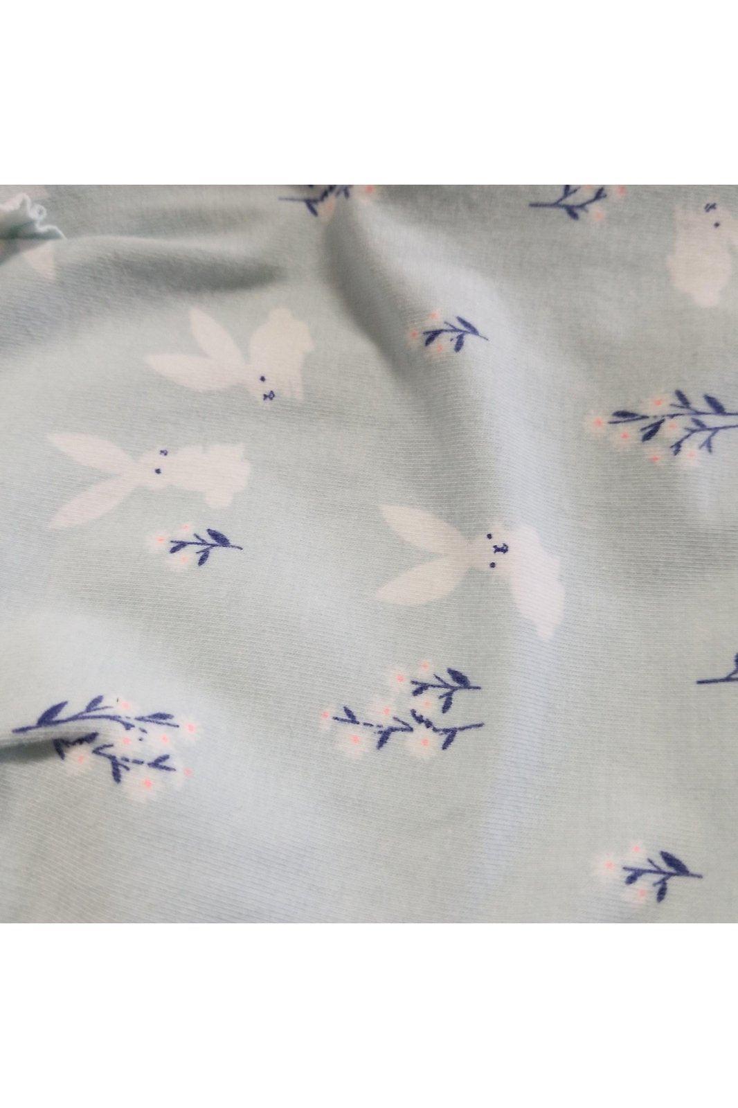 Cat & Jack girls sky blue 2 piece onesie size 6-9M - Solé Resale Boutique thrift