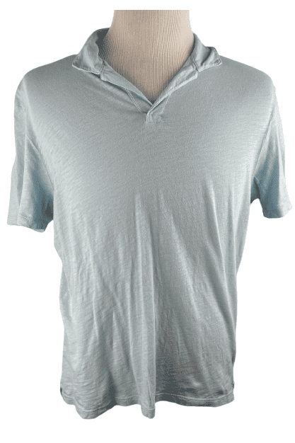 Club Monaco men's aqua blue shirt size L - Solé Resale Boutique thrift