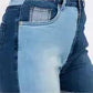 Color Block Trim High Waist Skinny Jeans- Black - Solé Resale Boutique thrift