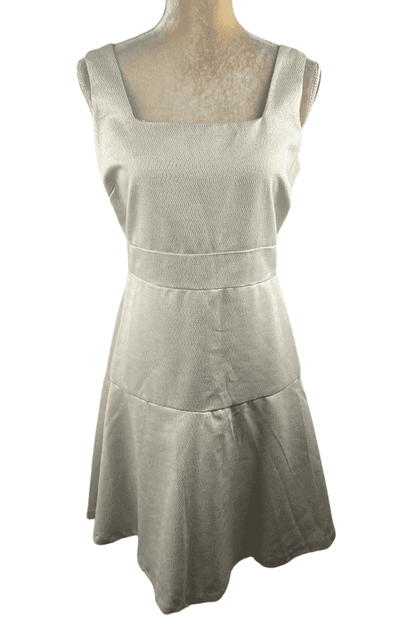 Covington women's gold metallic cocktail dress size 12 - Solé Resale Boutique thrift
