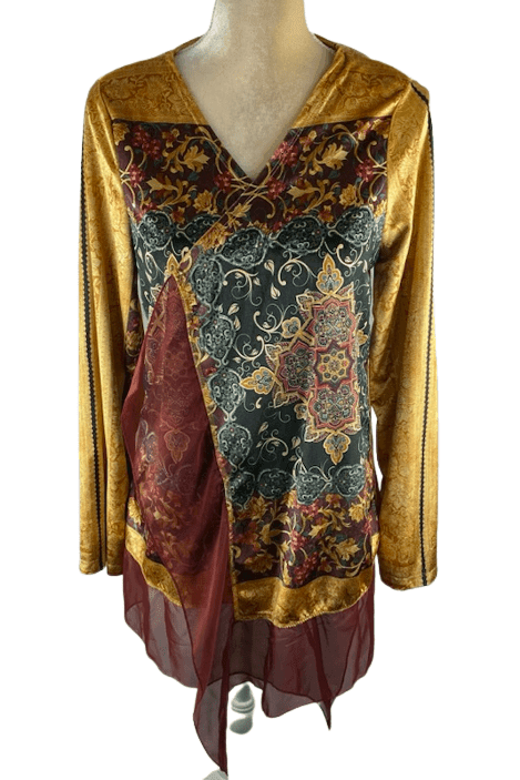 Covington women's velvet shrug in topaz or light grey size M - Solé Resale Boutique thrift