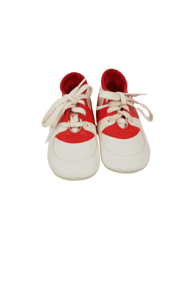 Red infant shoes sz 4
