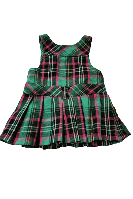 Children's Place green/pink/black dress jumper size 18mos