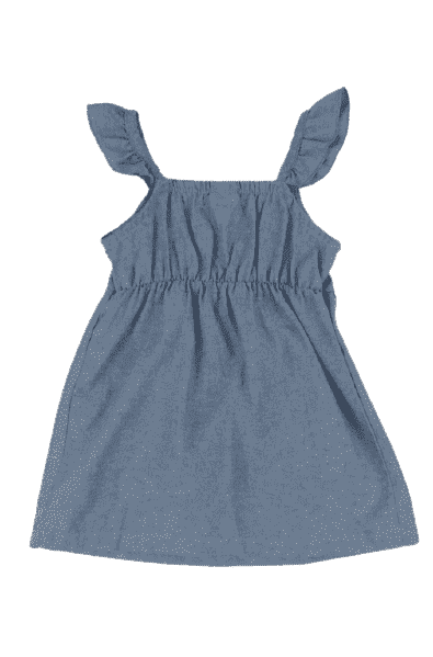 Healthex baby girls, blue dress sz 3-6m - Solé Resale Boutique thrift