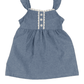 Healthex baby girls, blue dress sz 3-6m - Solé Resale Boutique thrift