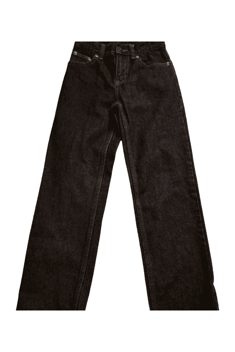 Preowned Faded Glory black jeans sz 10S
