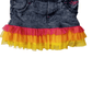 Enyce girls rainbow blue jean skirt size 3T - Solé Resale Boutique thrift