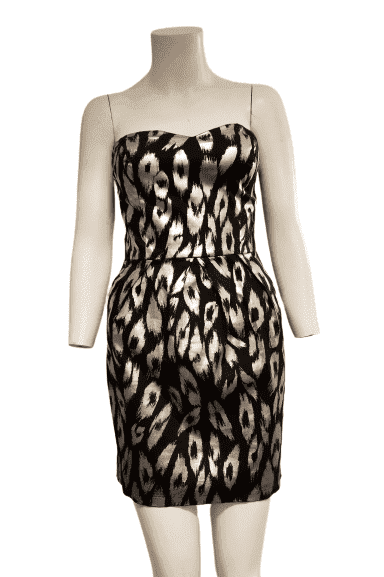Charlotte Russe women's black and silver, mini dress size S - Solé Resale Boutique thrift