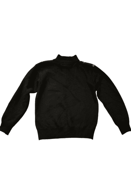 Preowned boys black argyle, mock sweater sz 5/6