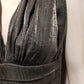 Adrianna Papell silver shimmer, sleeveless dress sz 8