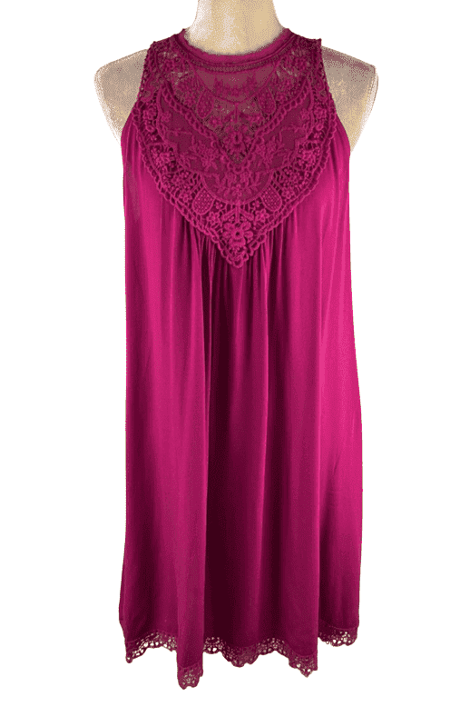 Xhiliration women's purple dress size L