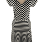 Isaac Mizrah women's black and white stripe dress size XS 